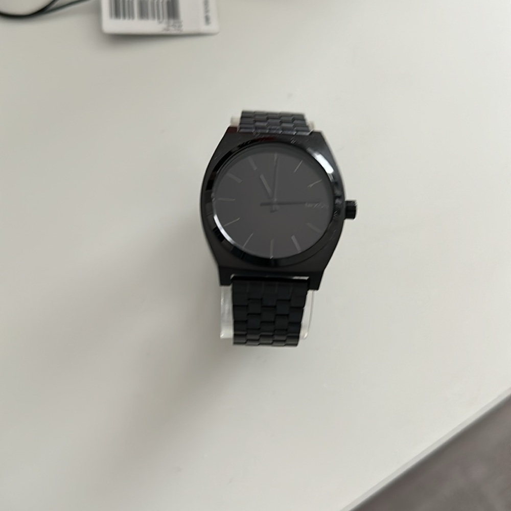Nixon all black unisex 40 mm Time Teller watch
